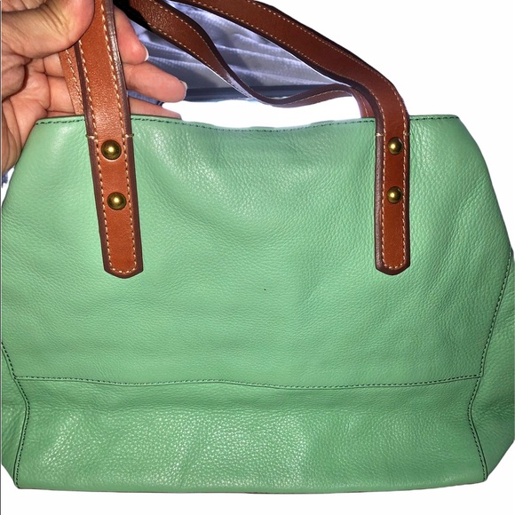 Fossil 🔑 Zoey Leather Classic Tote Bag - Picture 6 of 15